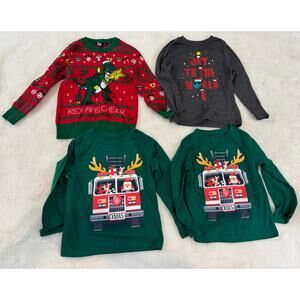 Boys Holiday Bundle 3T | Toy Story Ugly Sweater + Christmas Shirts